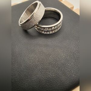 Stainless Steel Size 7 Rings.